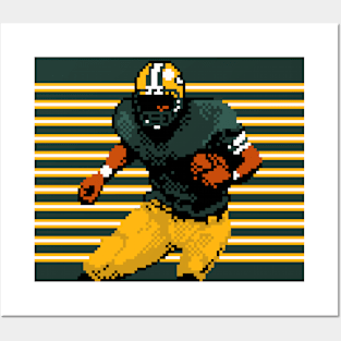 Green Bay Pixel Running Back Posters and Art